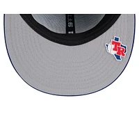 Casquette ajustée MLB Clubhouse 59FIFTY 2025 Royal Texas Rangers de New Era pour homme