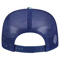 Casquette snapback style golfeur New Era Royal Texas Rangers pour homme