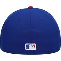 Men's New Era Royal Texas Rangers Cooperstown Collection Turn Back The Clock 59FIFTY Fitted Hat