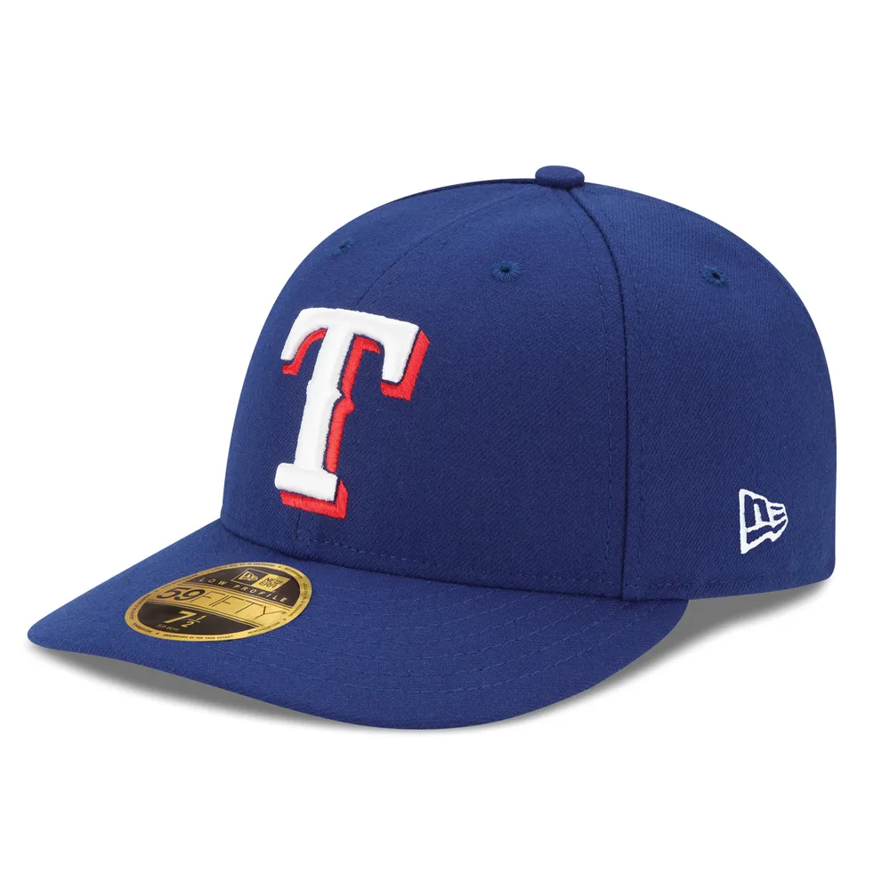 Men's New Era Royal Texas Rangers Game Authentic Collection On-Field Low Profile 59FIFTY Fitted Hat