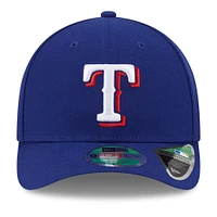 Casquette ajustable New Era Royal Texas Rangers Player Replica 9FORTY pour homme