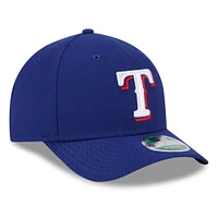Casquette ajustable New Era Royal Texas Rangers Player Replica 9FORTY pour homme