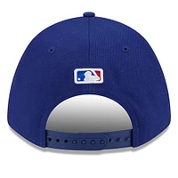 Casquette ajustable New Era Royal Texas Rangers Player Replica 9FORTY pour homme