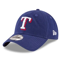 Casquette réglable New Era Royal Texas Rangers Replica Core Classic 9TWENTY pour hommes