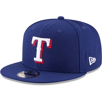 Men's New Era Royal Texas Rangers Team Color 9FIFTY Snapback Hat