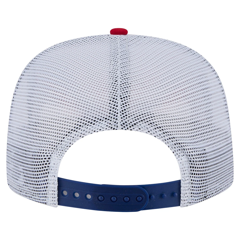 Casquette ajustable New Era Texas Rangers Tie-Dye Golfer Trucker pour homme