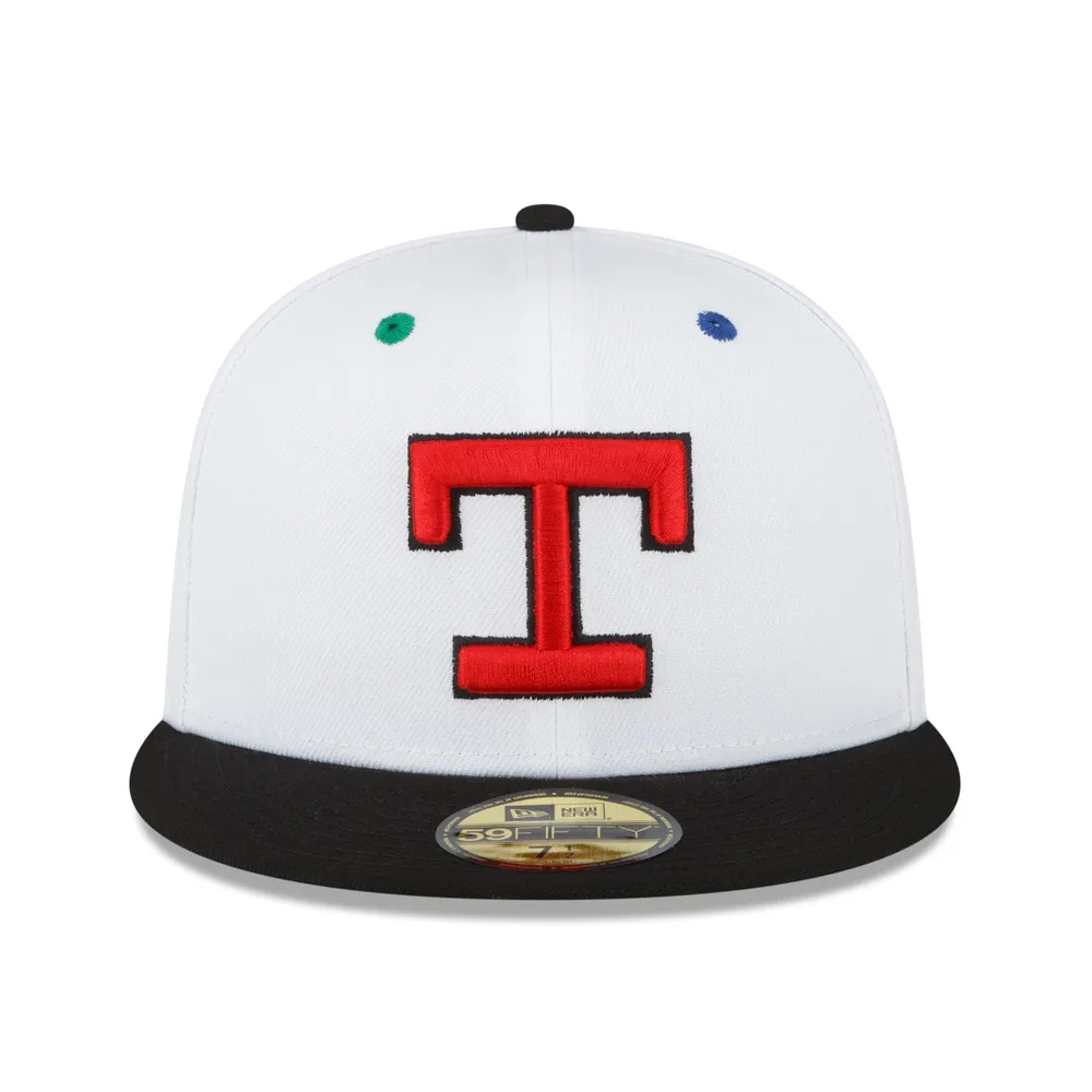 New Era Texas Rangers Black Primary Logo Basic 59FIFTY Fitted Hat
