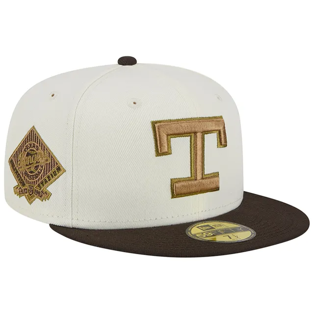 Texas Rangers New Era Cooperstown Collection 1993 American League Passion  Forest 59FIFTY Fitted Hat - Pink/Green