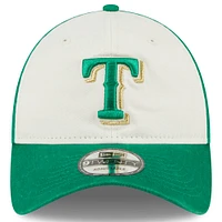 Men's New Era White/Green Texas Rangers 2024 St. Patrick's Day 9TWENTY Adjustable Hat