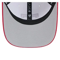 Men's New Era  White/Red Texas Rangers 2025 Batting Practice 9FORTY M-Crown Adjustable Hat