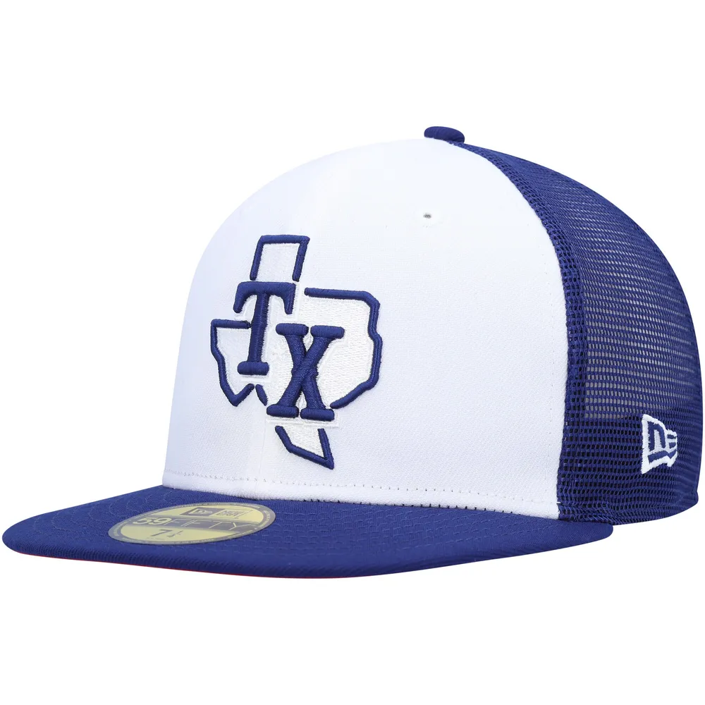 Men's Texas Rangers New Era Light Blue/Royal On-Field Authentic Collection  59FIFTY Fitted Hat