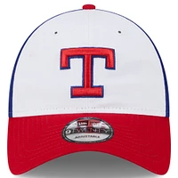 Casquette ajustable 9TWENTY pour hommes des Texas Rangers 2024 New Era, blanche