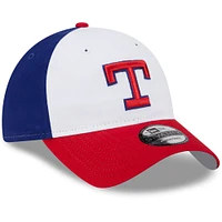 Casquette ajustable 9TWENTY pour hommes des Texas Rangers 2024 New Era, blanche