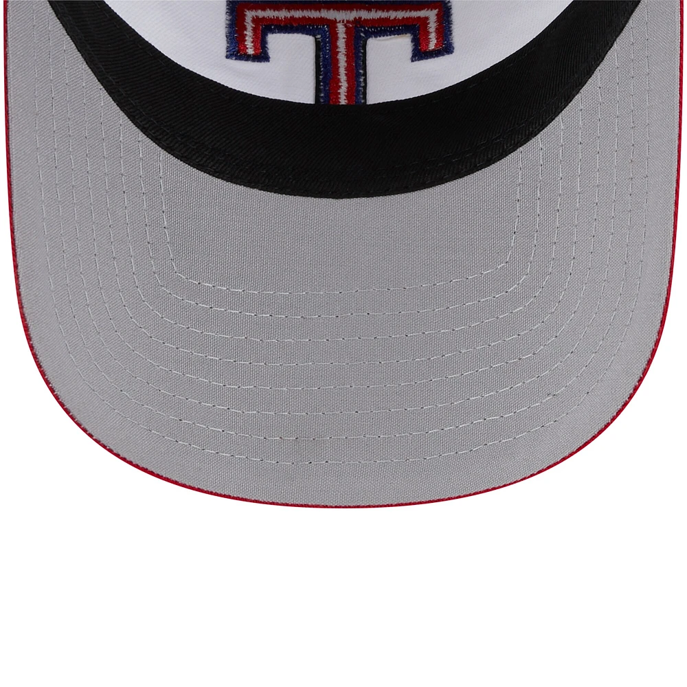 Casquette ajustable 9TWENTY pour hommes des Texas Rangers 2024 New Era, blanche
