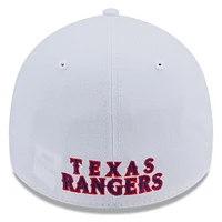 Men's New Era White Texas Rangers 39THIRTY Flex Hat