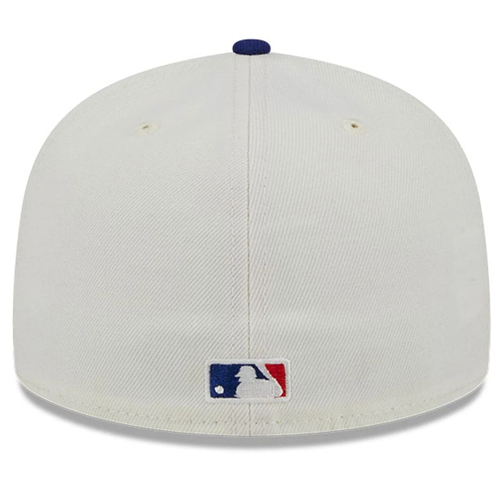 Men's New Era White Texas Rangers Big League Chew Original 59FIFTY Fitted Hat