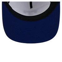 Men's New Era White Texas Rangers Perforated Golfer Snapback Hat