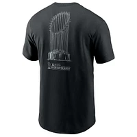 T-shirt Nike noir Texas Rangers 2023 World Series Champions Trophy pour homme