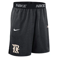 Men's Nike  Black Texas Rangers Authentic Collection City Connect Performance Knit Shorts