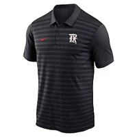 Men's Nike  Black Texas Rangers Authentic Collection City Connect Victory Performance Polo