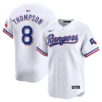 Maillot de joueur Nike Bubba Thompson pour hommes, blanc, Texas Rangers Home Limited Player