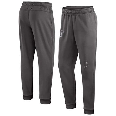 Pantalon de performance Nike Texas Rangers Authentic Collection Travel Player pour homme, gris