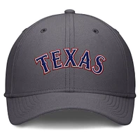 Casquette Nike Performance Flex Swoosh Texas Rangers grise pour homme