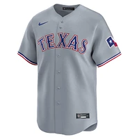 Maillot de joueur Nike Jacob deGrom gris Texas Rangers Road Limited pour homme