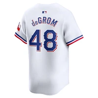 Maillot Nike Jacob deGrom pour homme, blanc, Texas Rangers, domicile, joueur limité