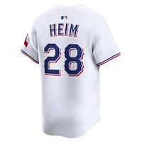 Men's Nike Jonah Heim White Texas Rangers Home Limited Player Jersey