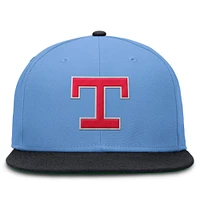 Men's Nike  Light Blue/Navy Texas Rangers True Primetime Two-Tone Performance Fitted Hat