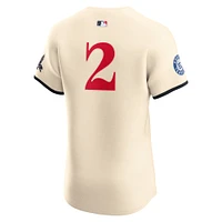 Men's Nike Marcus Semien Cream Texas Rangers City Connect  Elite Jersey