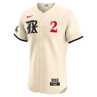 Maillot de joueur Nike Marcus Semien crème Texas Rangers City Connect Elite pour homme