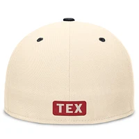 Men's Nike Natural/Navy Texas Rangers City Connect True Fitted Hat