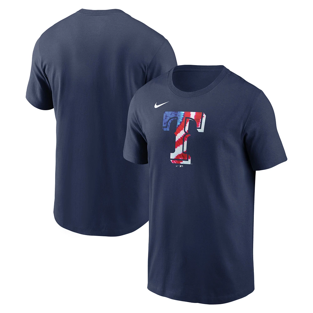 T-shirt Nike Americana bleu marine des Texas Rangers pour homme