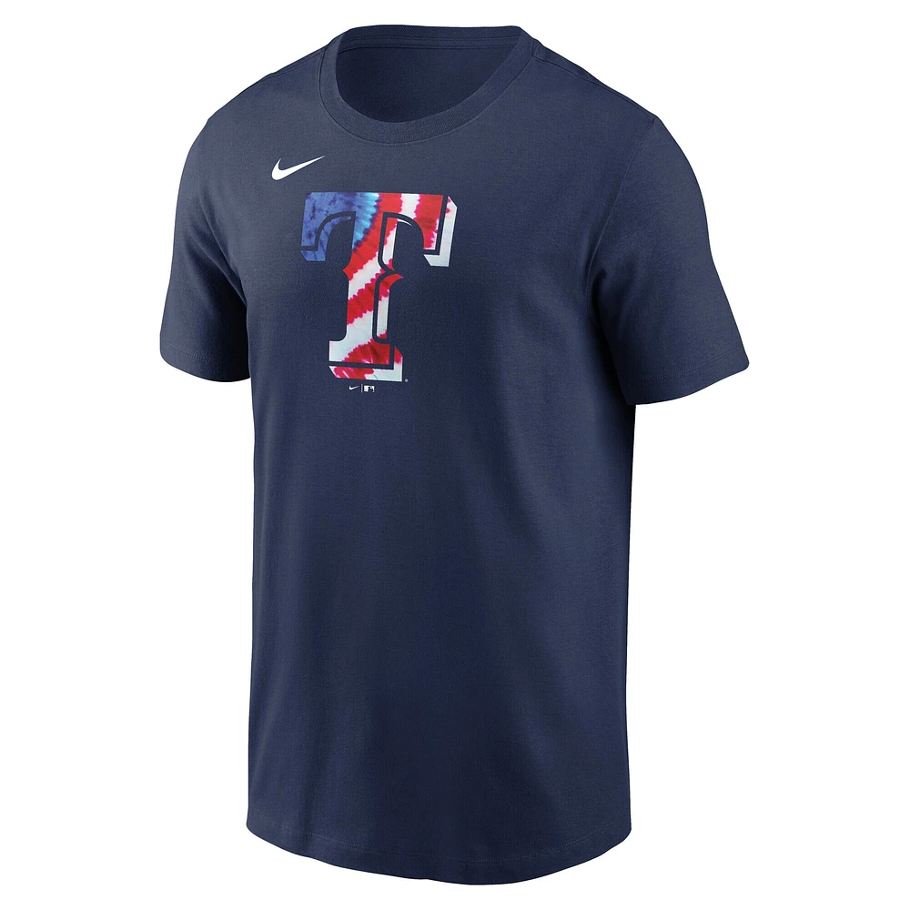 T-shirt Nike Americana bleu marine des Texas Rangers pour homme