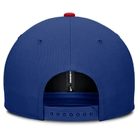Men's Nike Royal/Red Texas Rangers Pro Performance Snapback Hat