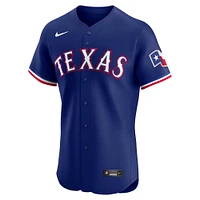 Maillot Nike Royal Texas Rangers Alternate Vapor Premier Elite Patch pour homme