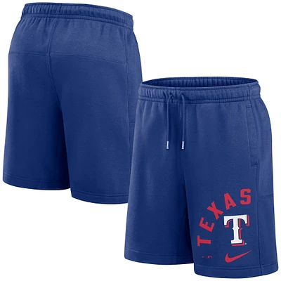 Short de kicker arqué Nike Royal Texas Rangers pour homme