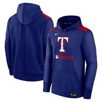 Men's Nike Royal Texas Rangers Authentic Collection Performance Pullover Hoodie