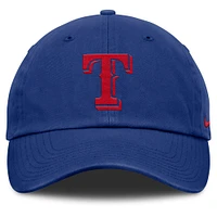 Casquette ajustable Nike Royal Texas Rangers Club pour homme