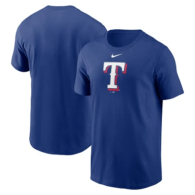 T-shirt Nike Royal Texas Rangers Fuse avec logo pour homme