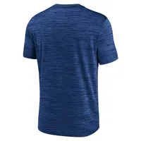 T-shirt Nike Royal Texas Rangers Velocity Performance pour homme