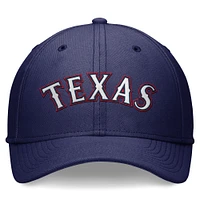 Casquette Nike Royal Texas Rangers Performance Flex pour homme