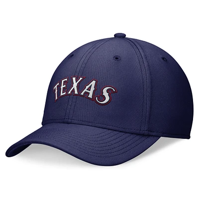 Casquette Nike Royal Texas Rangers Performance Flex pour homme