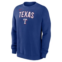 Sweat-shirt Nike Royal Texas Rangers pour homme