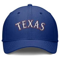 Casquette Nike Royal Texas Rangers Rise Performance Flex pour homme