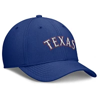 Casquette Nike Royal Texas Rangers Rise Performance Flex pour homme