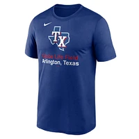 Men's Nike Royal Texas Rangers Stadium Legend Performance T-Shirt