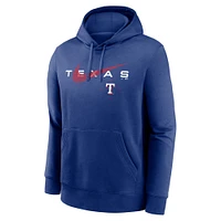 Sweat à capuche Nike Royal Texas Rangers Swoosh NeighborHOOD pour homme